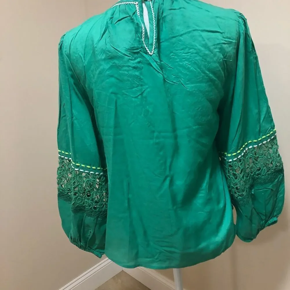 NWT Anthropologie Bl^nk London Blouse  size XS